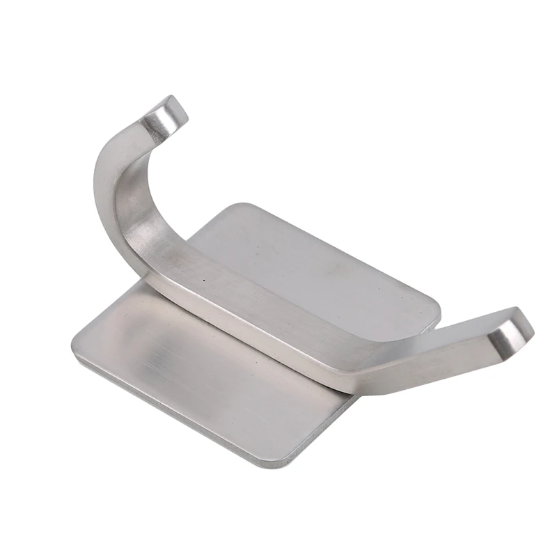 

Stainless Steel Wall Hook Self Adhesive Sticky Kitchen Home Bathroom Bath Ball Key Bag Coat Hanger Storage Hanging Holder Rack
