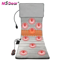 cervical massager pad electric heating vibrating back massagee chair home office neck waist back multifunctional massage cushion