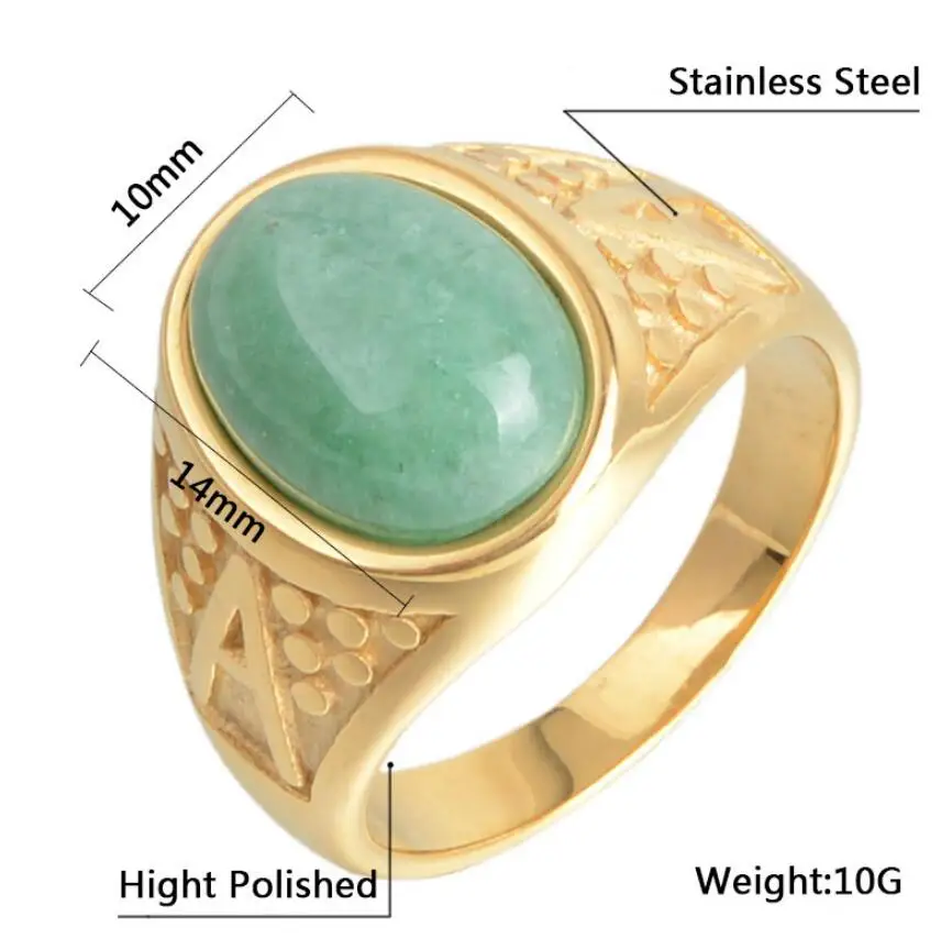 Новое поступление роскошные ювелирные изделия из нержавеющей стали 316L золотого