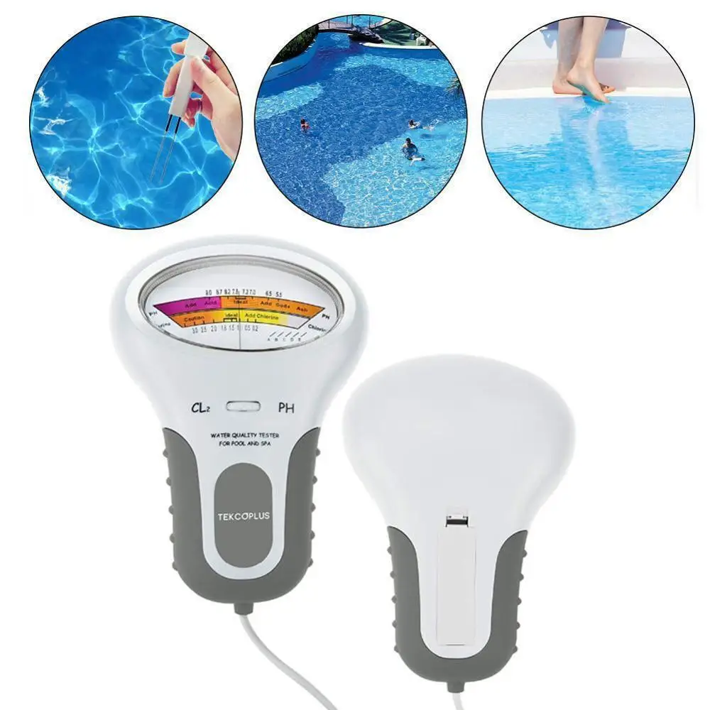 2 в 1 портативный цифровой измеритель качества воды и уровня хлора для спа CL2