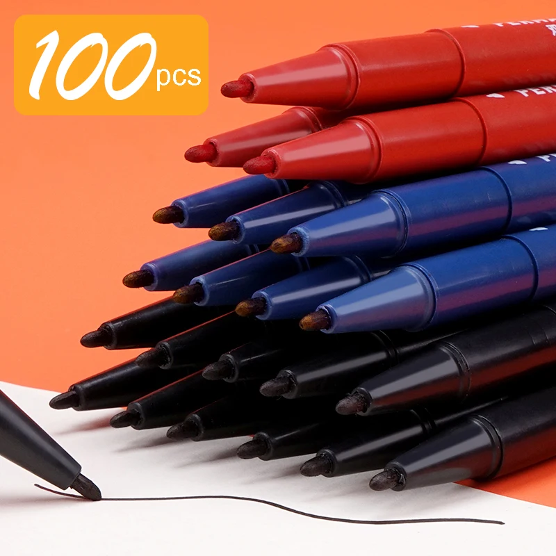 Черная масляная маленькая Двусторонняя ручка 100 с крючком большая для рисования