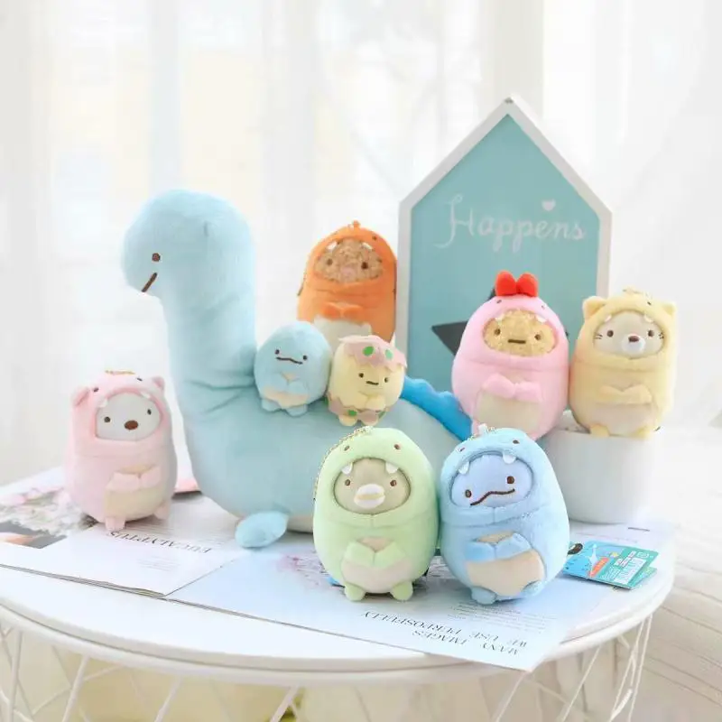 Милая плюшевая игрушка Sumikko Gurashi подвеска в виде динозавра 10 см мягкие игрушки