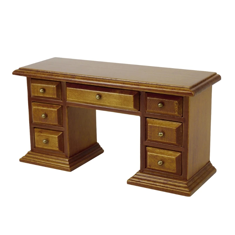 

1:12 Scale Mini Desk Swivel Chair Model Dollhouse Miniature Accessory Furniture