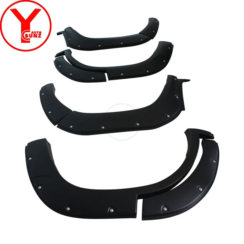 YCSUNZ матовые черные вспышки для крыльев автомобилей запчасти защиты от грязи