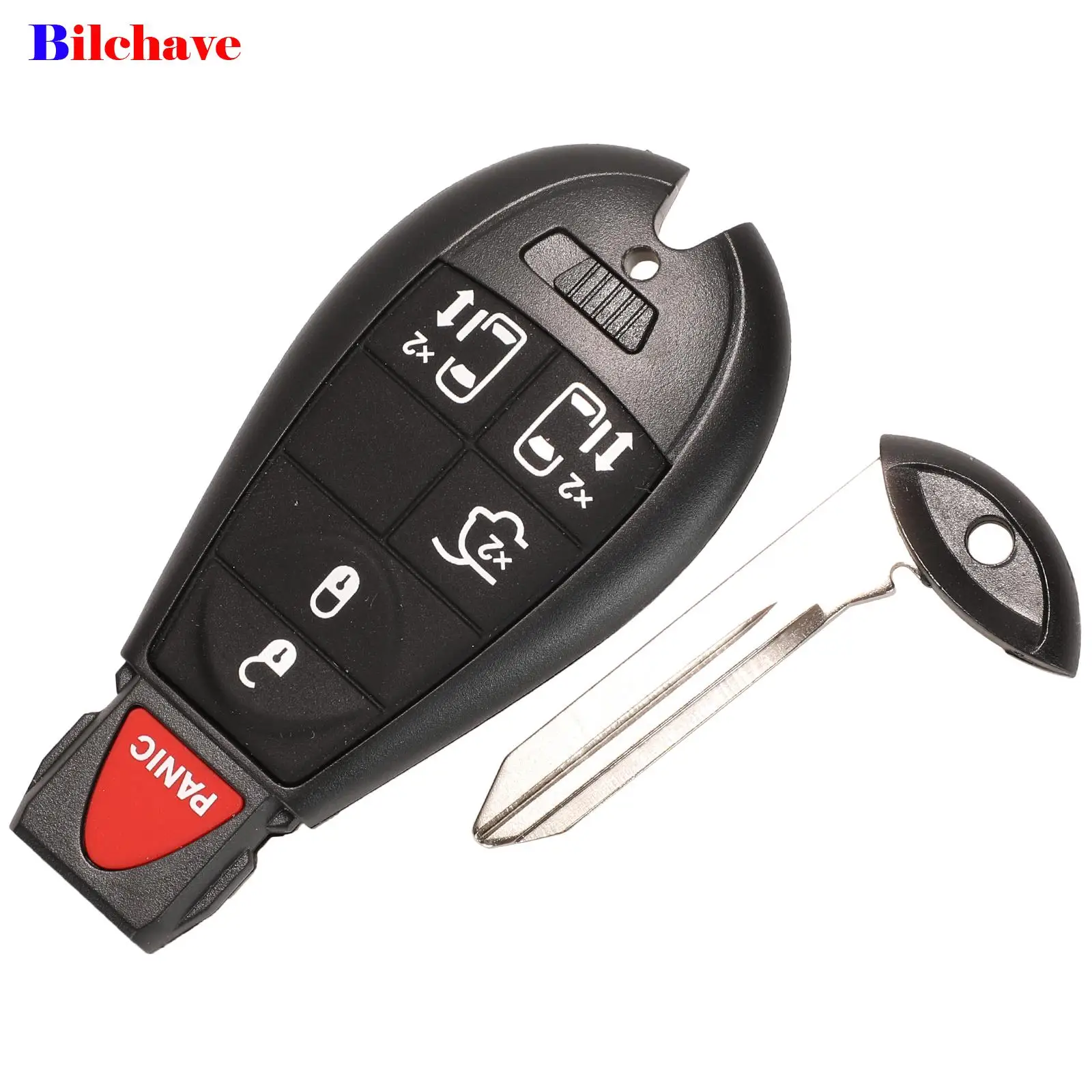 Jingyuqin 3/4/5/6/7 кнопки для Jeep Fit Dodge Chrysler Grand Cherokee Ram Smart Remote Car Key Shell FOB ЗАМЕНА
