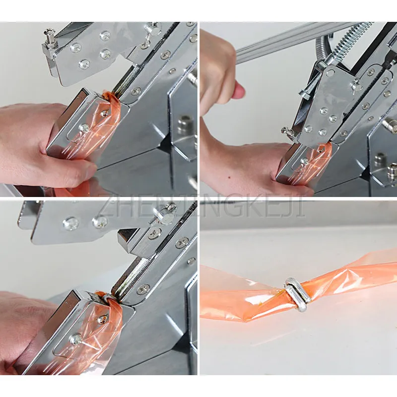 

U-shaped Supermarket Food Packaging Sealing Machine Home Stainless Steel Ham Sausage Fruit And Vegetable Manually Tie the Mouth
