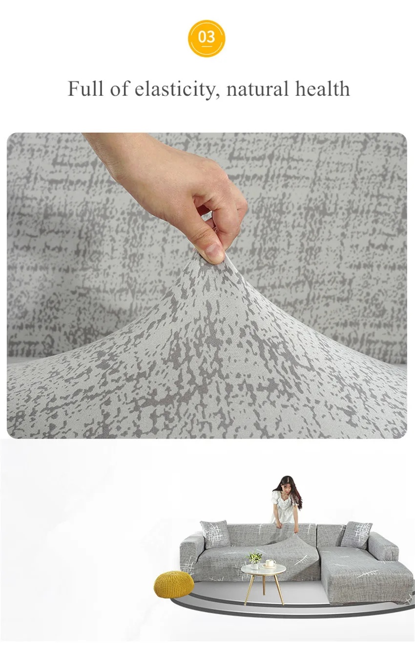

ZHUO MO Quality elastic sofa cover plaid elastic cover soft spandex cloth new Year home decoration for sofa plaid sofa cover