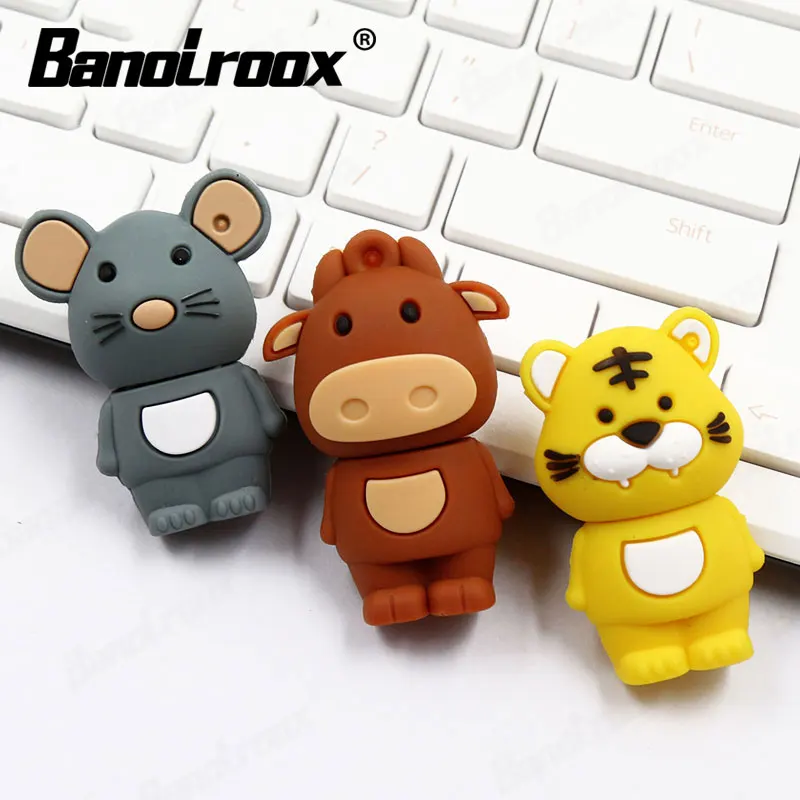 USB флеш накопитель с изображением китайского зодиака 8 ГБ 16 32 64 128 2 0|USB