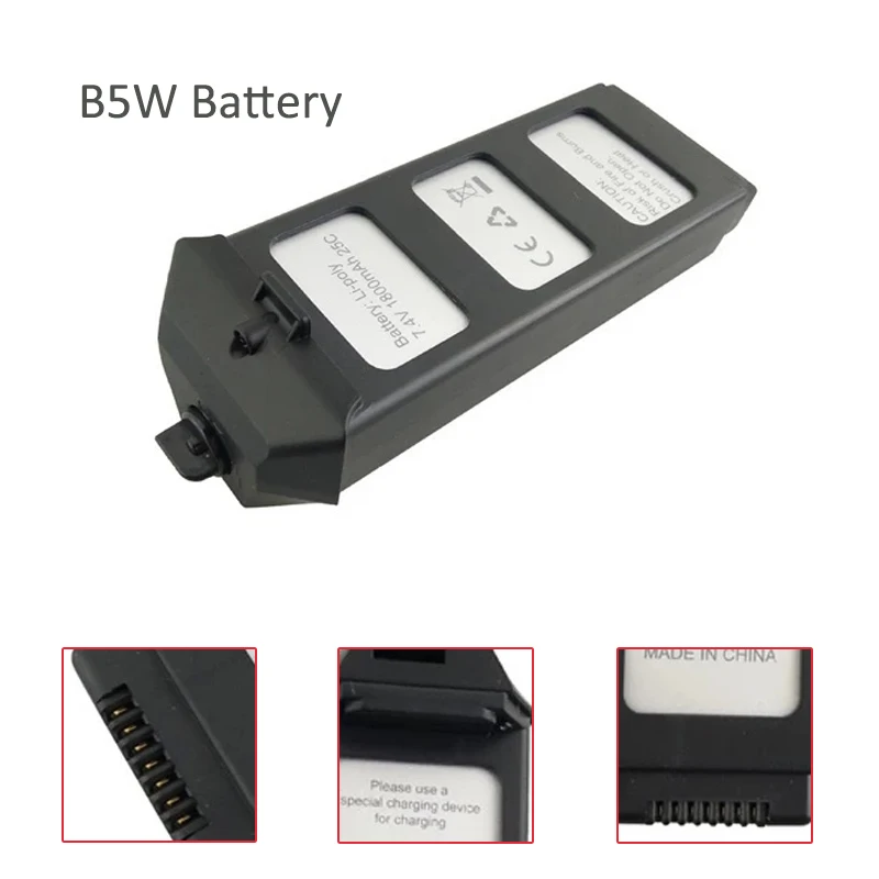 Qriginal 7 4 V 25c LiPo батарея для MJX R/C Bugs 5W B5W RC Квадрокоптер запасные части 1800mAh дрона JJRC X5