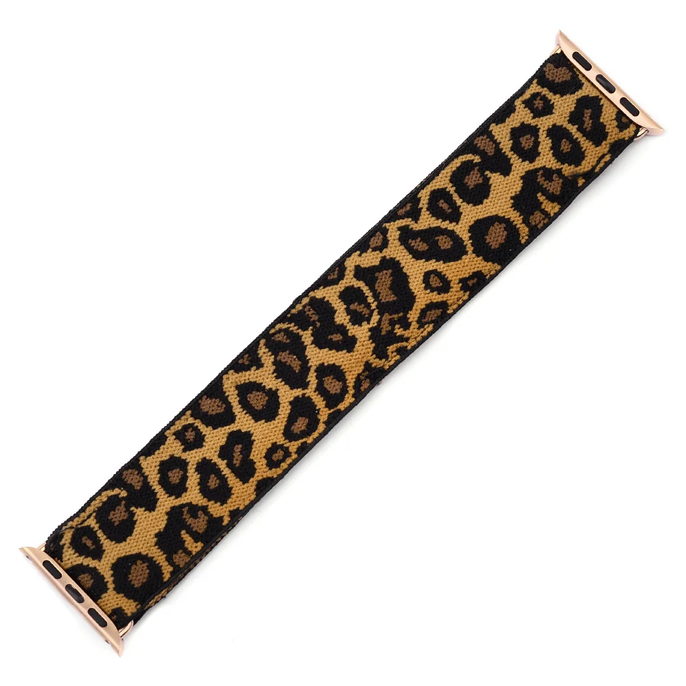 7-Photo Leopard Эластичная петля Ремешки для наручных часов для Apple Watch 32 мм Магнитная Пряжка из нержавеющей стали сменные аксессуары для ремешка BC371 - Цвет ремешка: 7-Photo Leopard