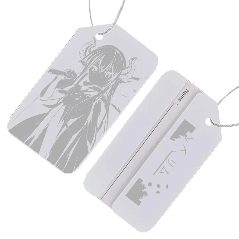 

Anime Meikyuu Black Company The Dungeon of Black Company Metal Luggage Tag Name Label ID Suitcase Tag Pendant Travel Decor