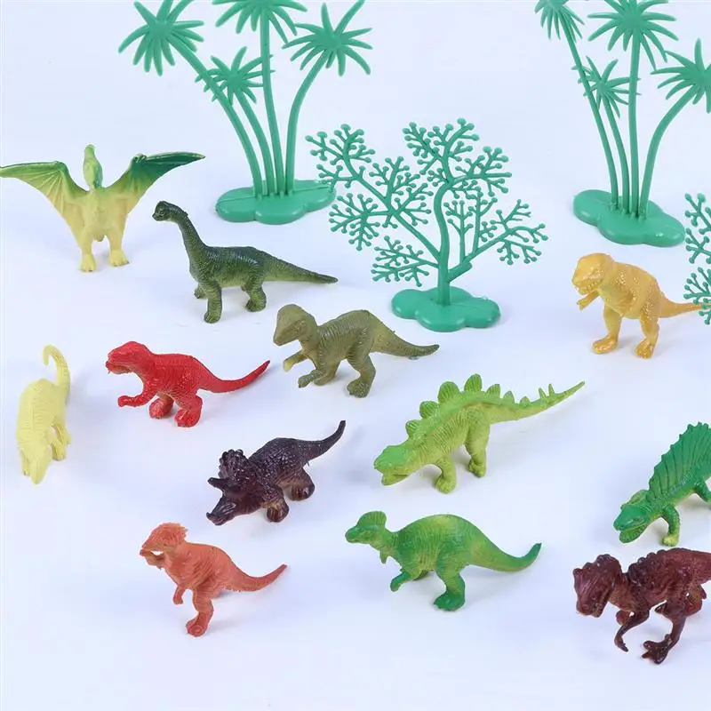 16 шт. милый динозавр кукла торт Топпер ремесла десерт настольный декор для