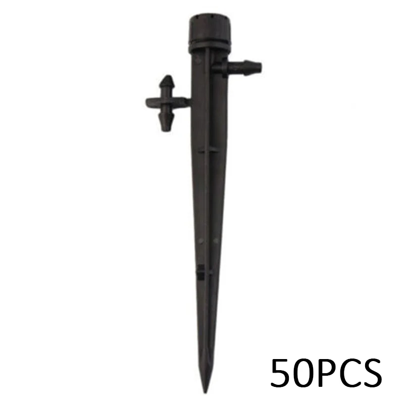 100x Регулируемый распылитель садовые капельницы с микропотоком и одной