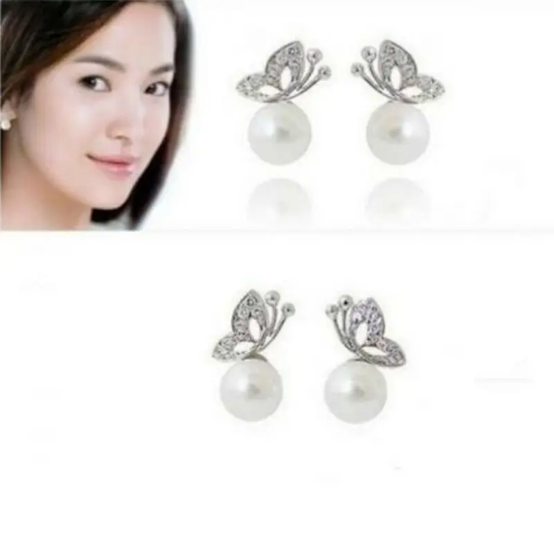 Женские серьги гвоздики с жемчугом|Серьги-гвоздики| |