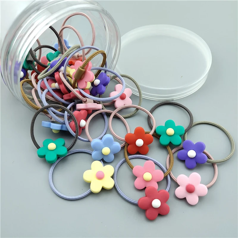 Детский комплект головных уборов 2-30 Детские эластичные резинки ярких цветов для