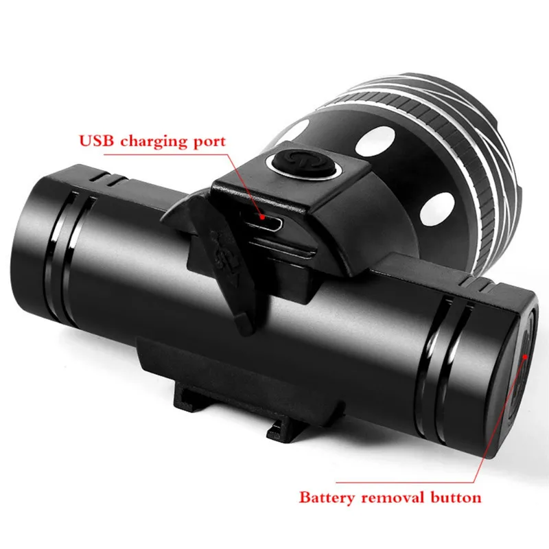 Bike Bicycle Light USB LED Rechargeable Set Mountain Cycle Front Back Headlight Lamp Flashlight | Lights