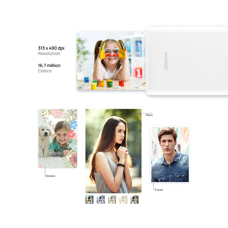 Оригинальная фотобумага Huawei Zink 2*3 дюйма для Мини Портативный Карманный