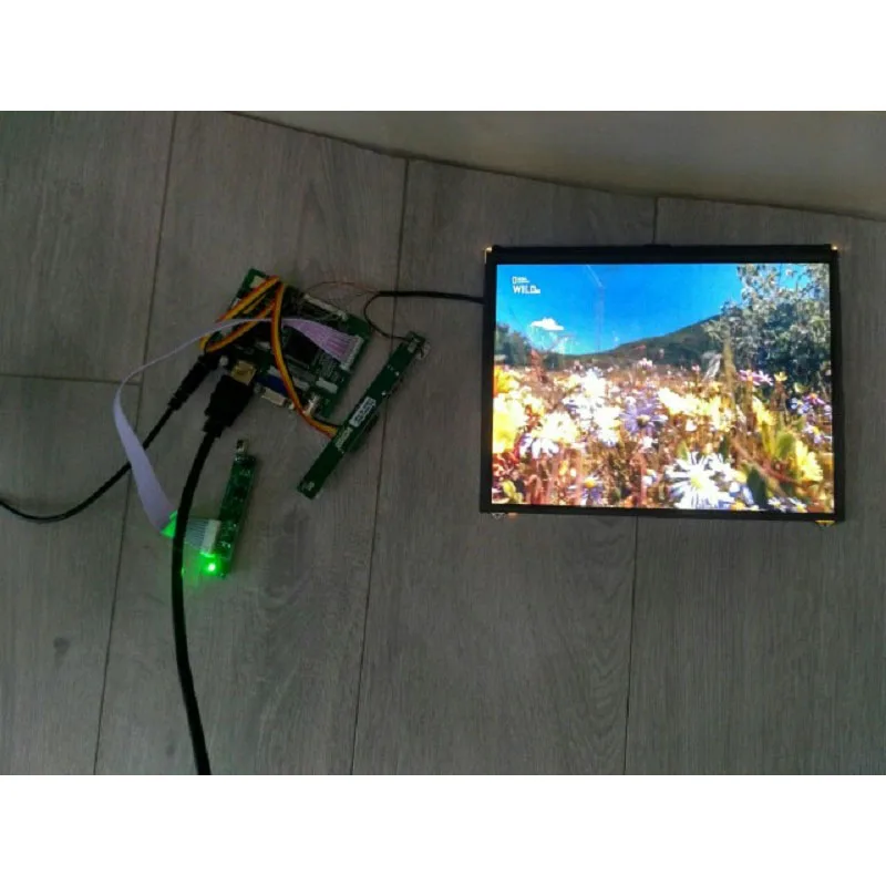 Плата контроллера работает для 9 7 &quot1024X768 Φ/SLA5/SLD2/SLAA remote 30PIN LED panel kit 2AV LCD