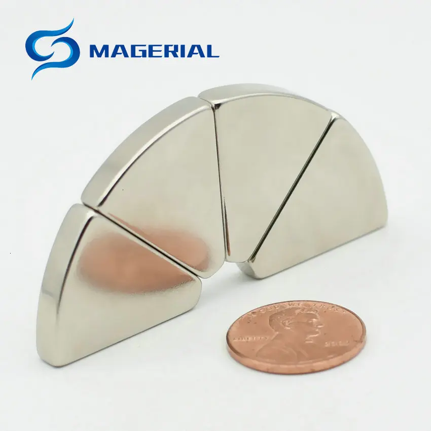 N42 NdFeB магнит дугового сегмента диаметр 60 мм OD60xID10x45DEGx5mm для генераторов ветряной турбины Неодимовый ротор магнетизм DIY ремесло