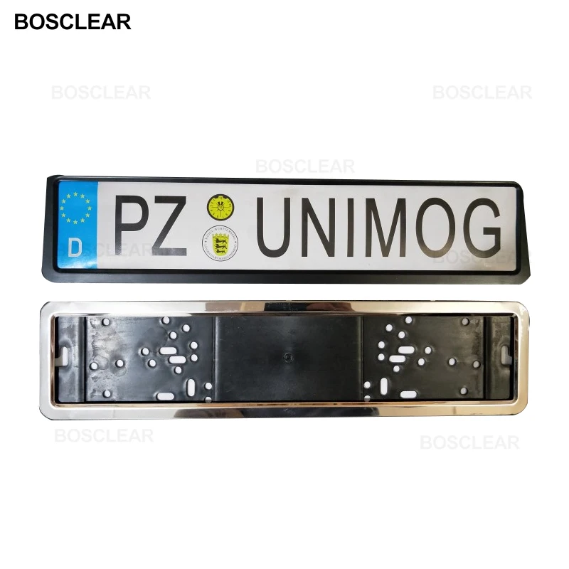 

1 комплект, рамка для номерного знака из нержавеющей стали