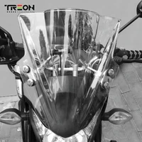 treon motorcycle accessories windscreen windshield viser visor wind deflectors fits for kawasaki z650 2017 2018 2019 2020 z 650