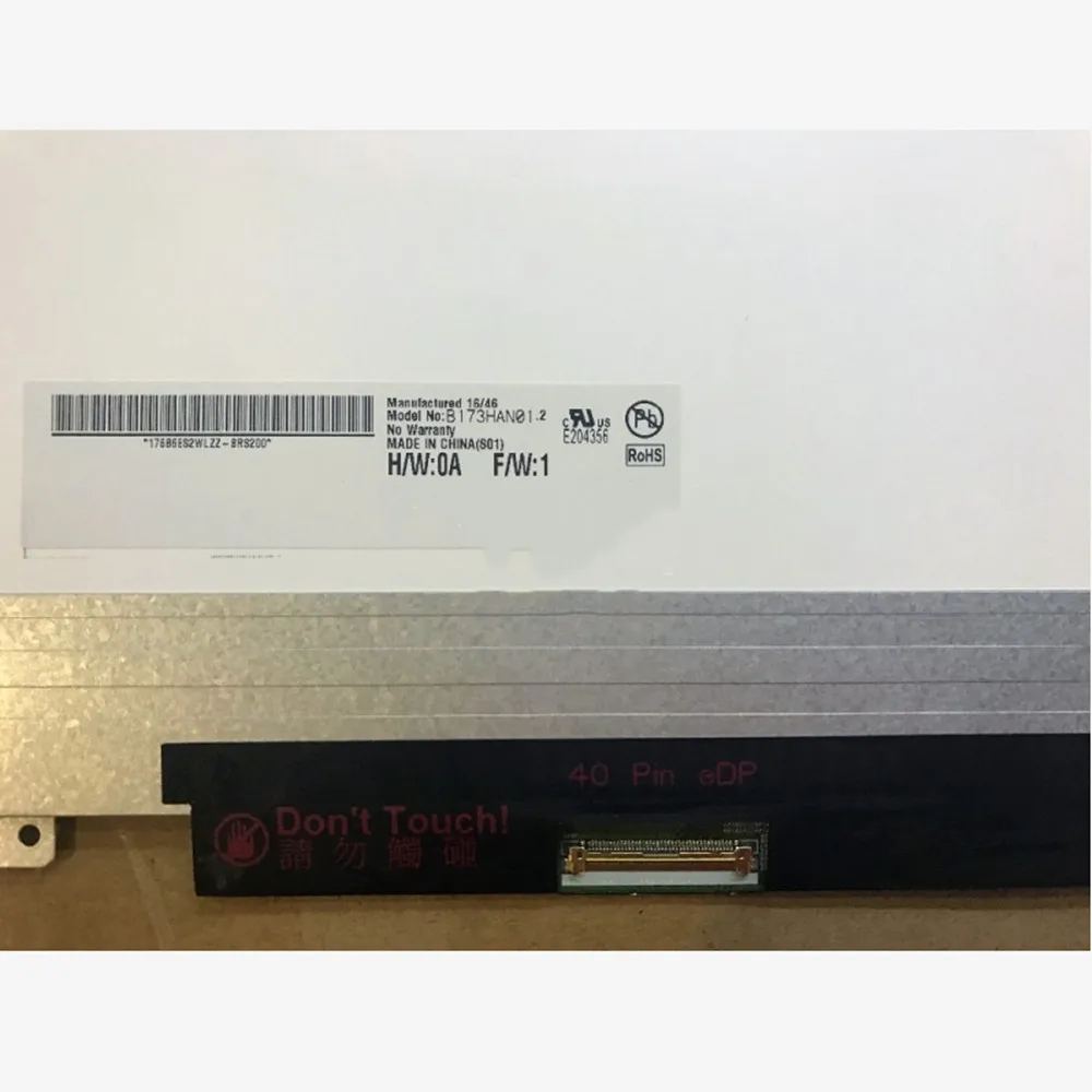 Новый оригинальный 17 3 дюймовый игровой ноутбук ЖК-экран B173QTN01.3 EDP 40 контактов 120