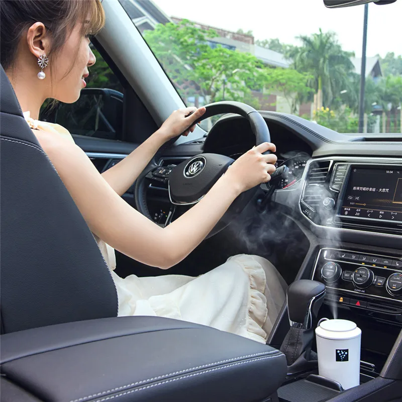 

260ML Ultrasonic Humidifier Mini USB Diffuser Car Humidifier Air Diffuser With LED Night Light Mist Maker Home Beauty Hydration