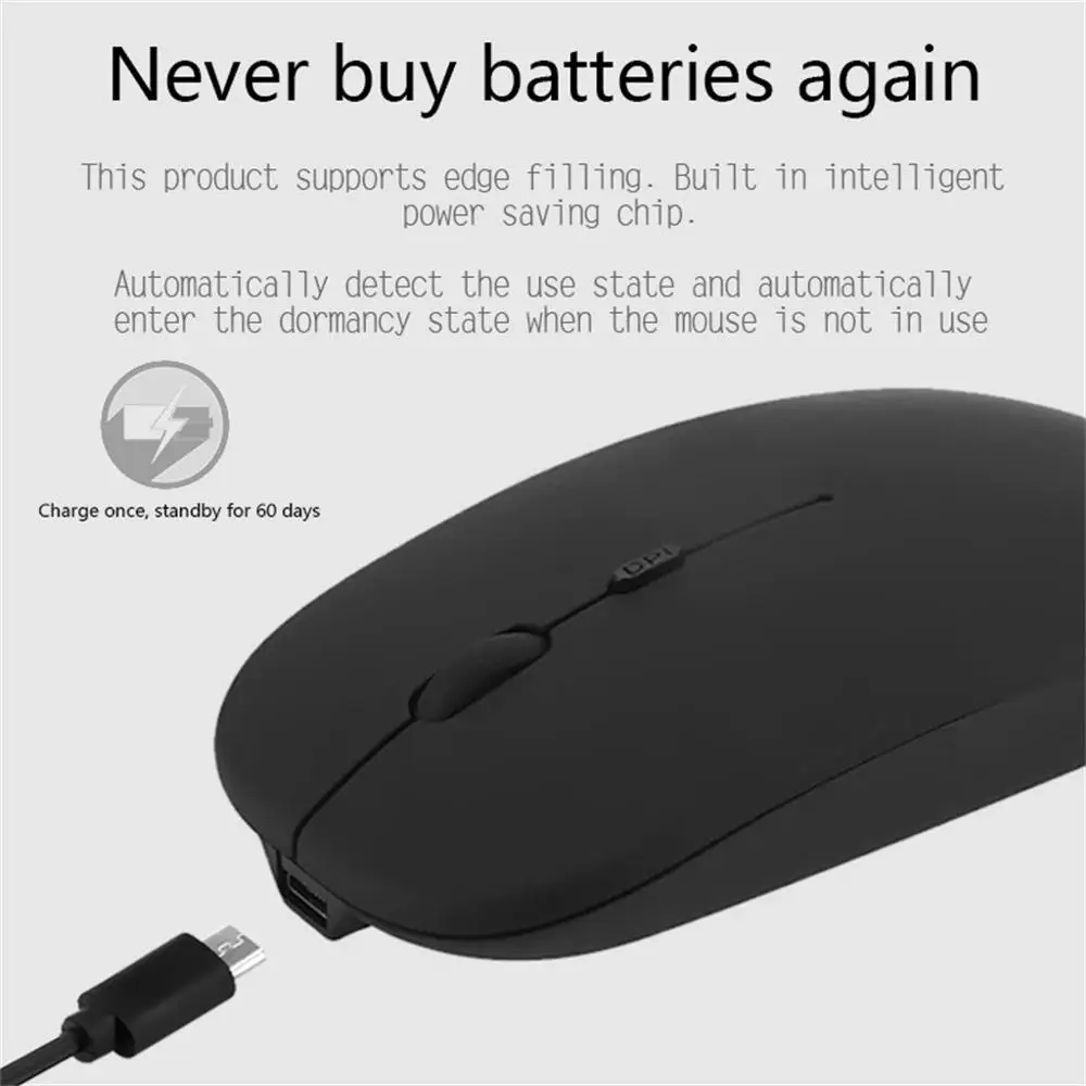 Беспроводная мышь оптическая USB игровая мини-мышь 2 4 ГГц бесшумная