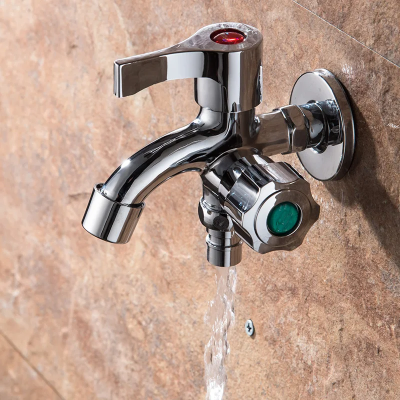 Настенный смеситель для кухни и сада двойного использования из нержавеющей