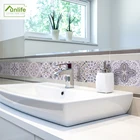 FunlifeНаклейки для плитки с марокканским узором, настенные Стикеры, клейкие водонепроницаемые, самоклеящиеся, декор для ванной и кухни