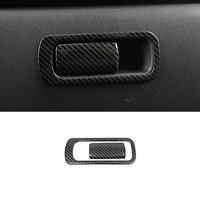 for mazda 3 2019 2020 stainless steel car copilot glove box handle bowl cover trim sticker car styling accessories 2pcs