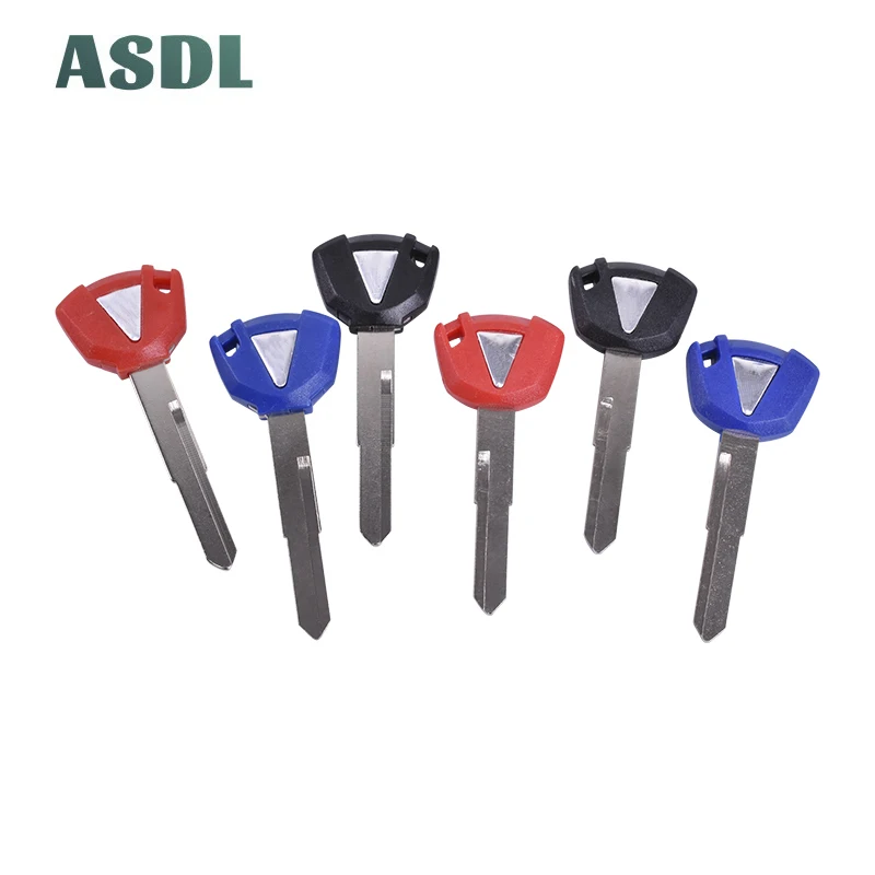 

Motorcycle Uncut Blade Blank Key Embryo Left & Right Single Slot For Suzuki Uncut Blade Keys Chip #a