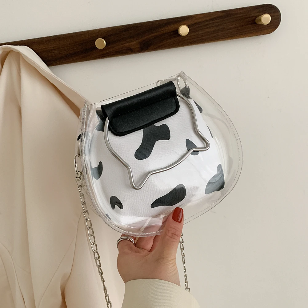 

Fashion Female Daily Bag Mini Purses Women Transparent Shoulder Bag Composite Bags Youth Ladies Simple Versatile Bag