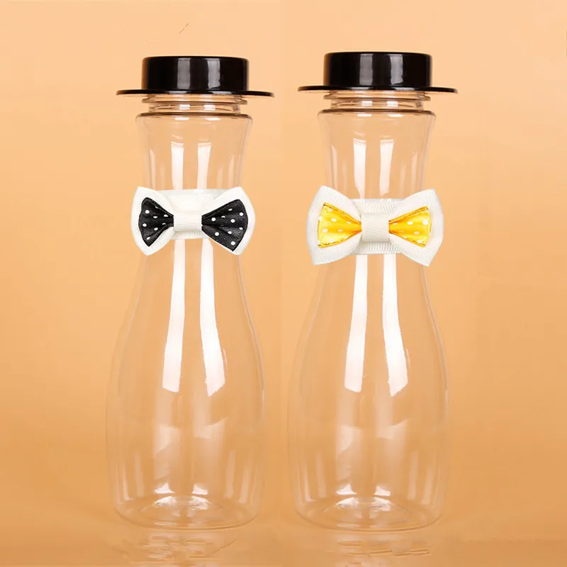 

20pcs Net red freshly squeezed juice bottle hand-cranked yogurt enzyme drink bottle creative cold tea ice coffee cup with lid