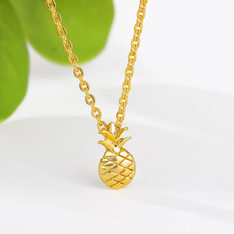 Великолепная сказочная цепочка Ювелирные изделия золотого цвета Abacaxi