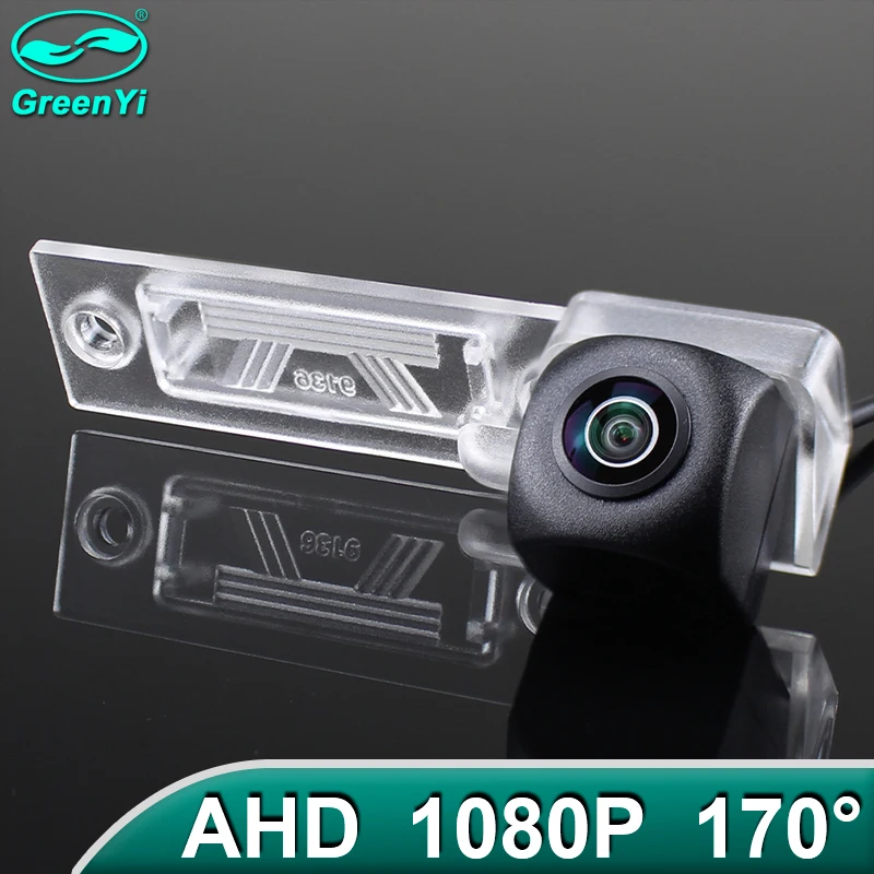 Камера заднего вида GreenYi 170 ° 1080P HD AHD для Volkswagen VW Passat B6 CC Touran Caddy Golf Plus Touareg 2009
