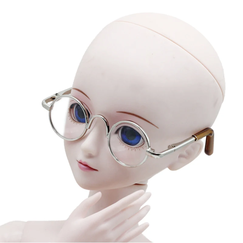 

1PCS 6.5cm round Glasses For 1/3 60cm BJD MSD SD Doll sunglasses Free shipping