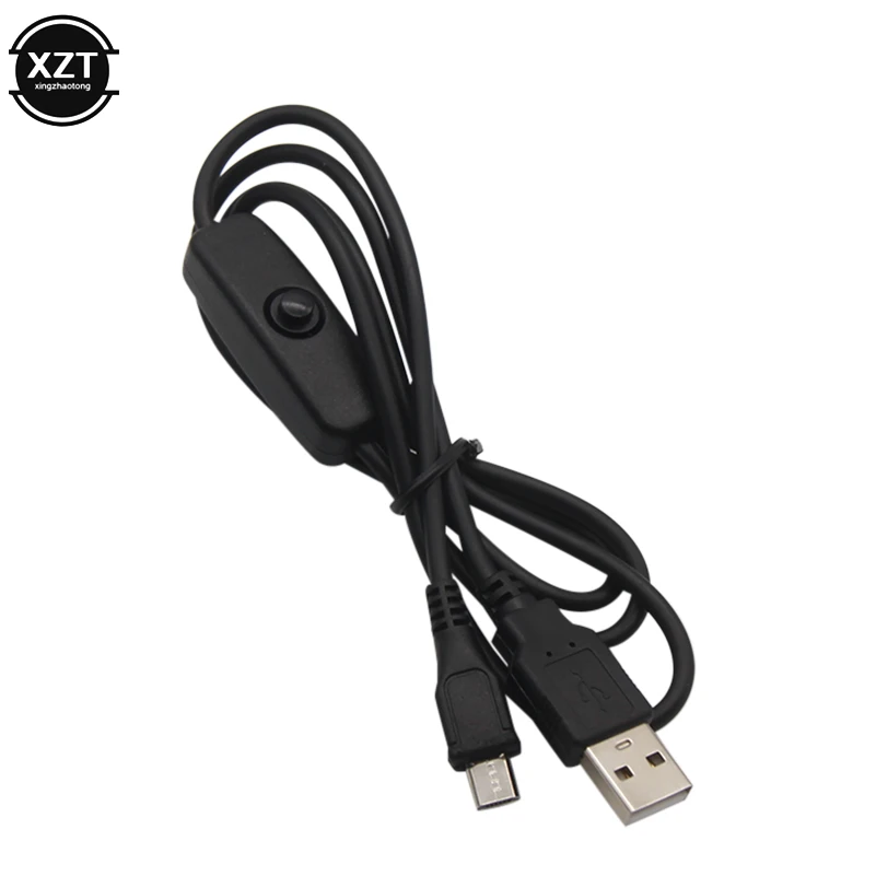 USB-кабель с выключателем зарядное устройство Micro USB Type-C источник питания 5 в 3 а/2 А