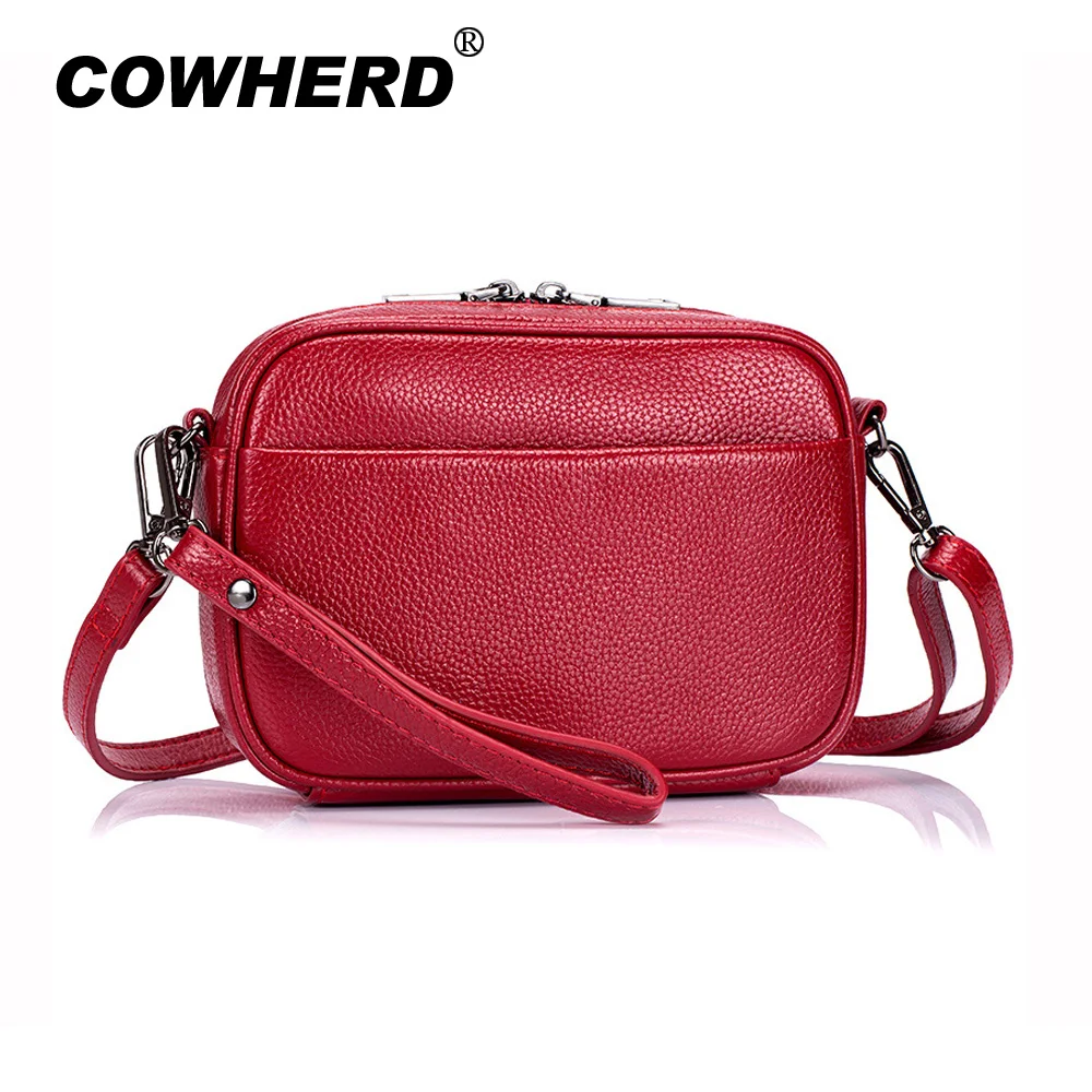 

Top layer Genuine Cow Leather Handbag Female Crossbody Flap Bag Brand Casual Shoulder Bags Women Messenger Bags Ladies Fashion