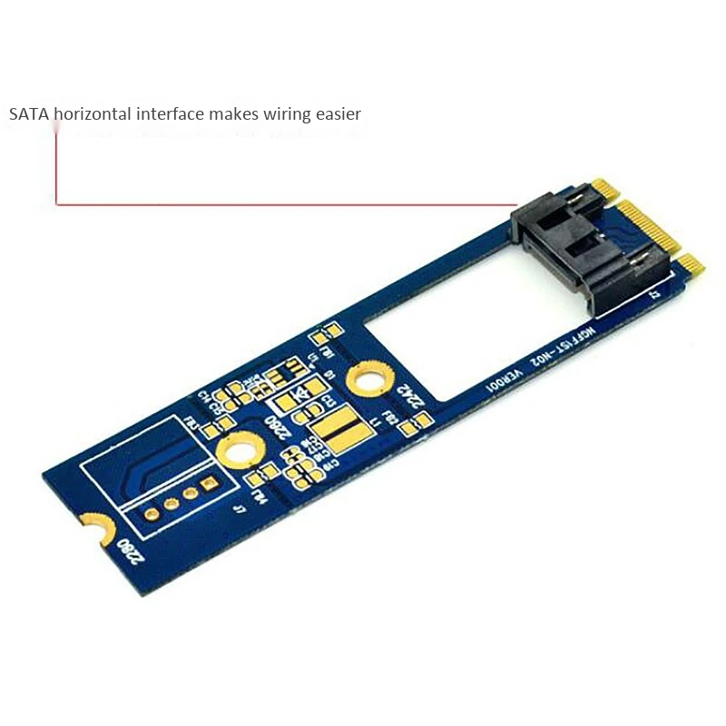 Адаптер M2 SATA конвертер карта памяти ID M.2 NGFF SSD на 7Pin адаптера поддержка 2242 2260 2280