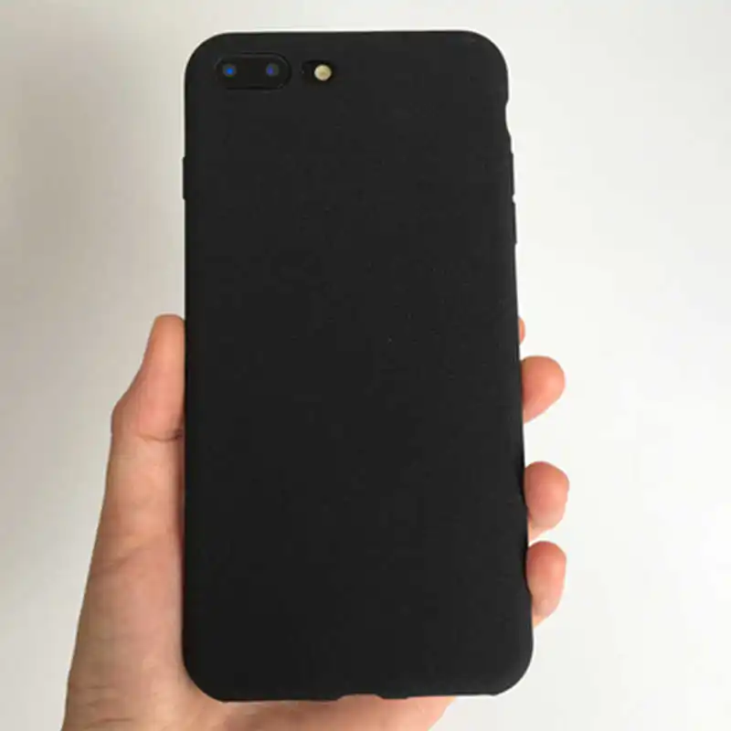 Black Матовый Силиконовый чехол для oneplus 7t 7 pro 7pro 6t 6 5t 5 3t 3, мягкий ТПУ песчаник, задняя крышка, не оставляет отпечатков пальцев, чехол fundas - Цвет: Black
