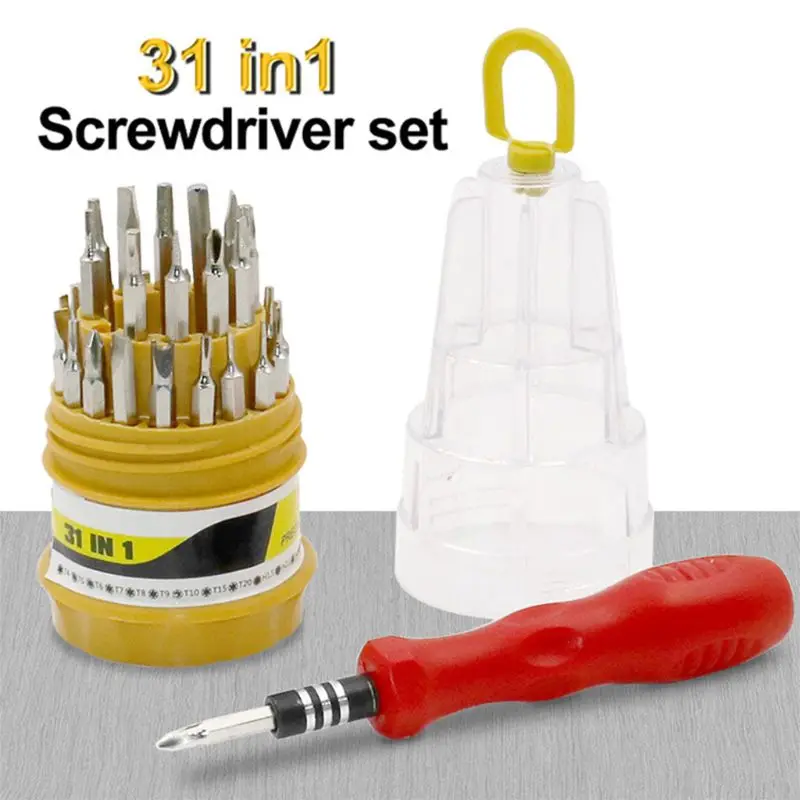 

31 In 1 Multifunctional Magnetic Precise Manual Screwdriver Bits Set for Phone Watch Laptop Disassembly Computer Mini Repair Too