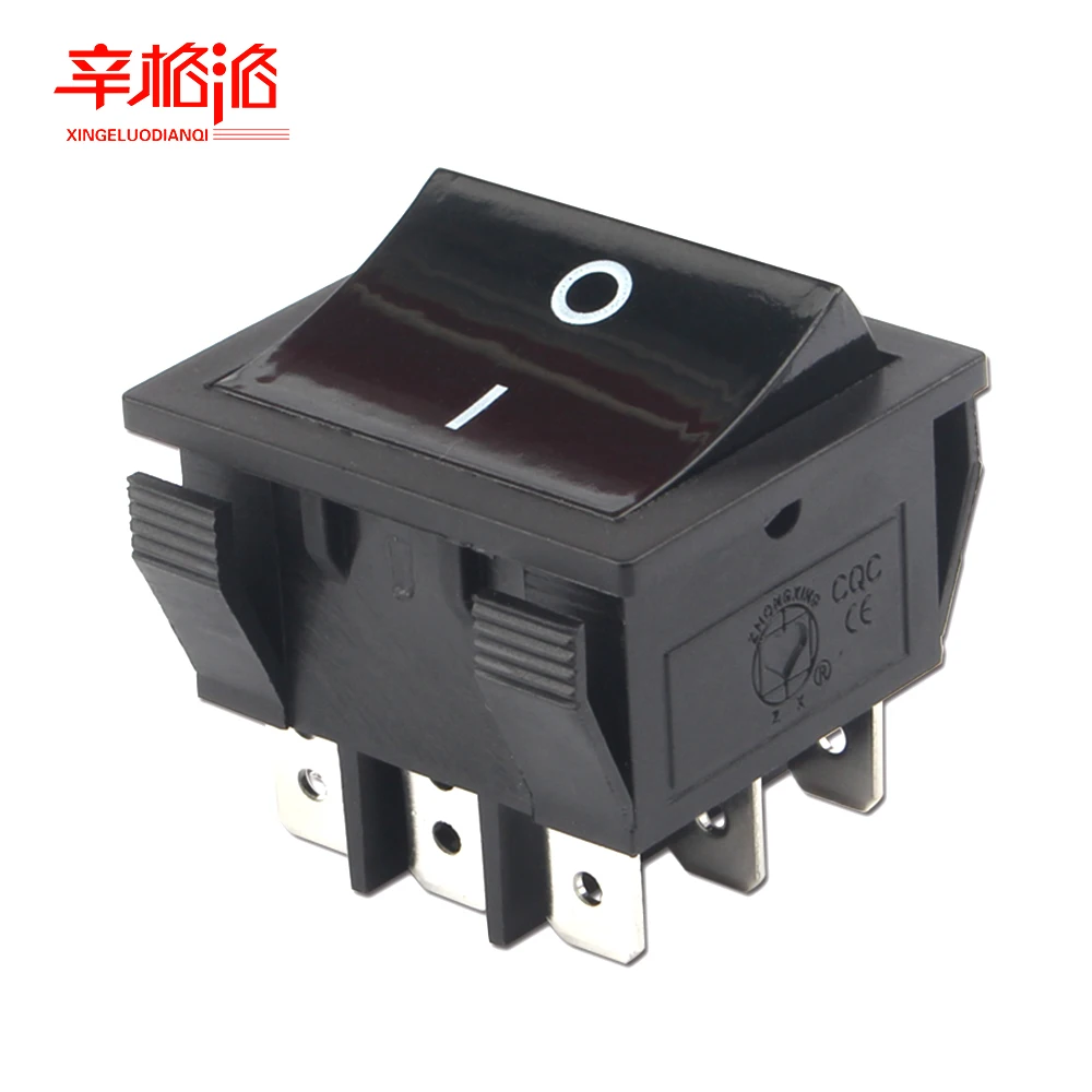 Перфорированный двухпозиционный 9 контактный клавишный выключатель питания