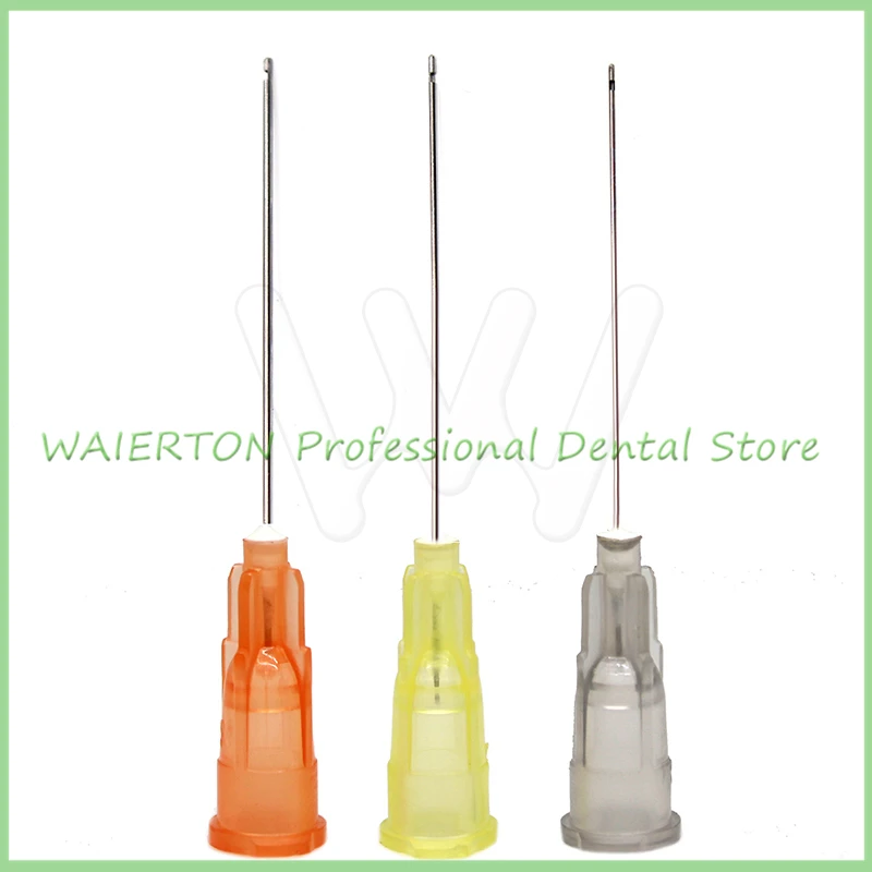 100 шт./пакет Dental Endo ирригационная игла 25G/ 27G / 30GA 30G с концевым закрытым боковым