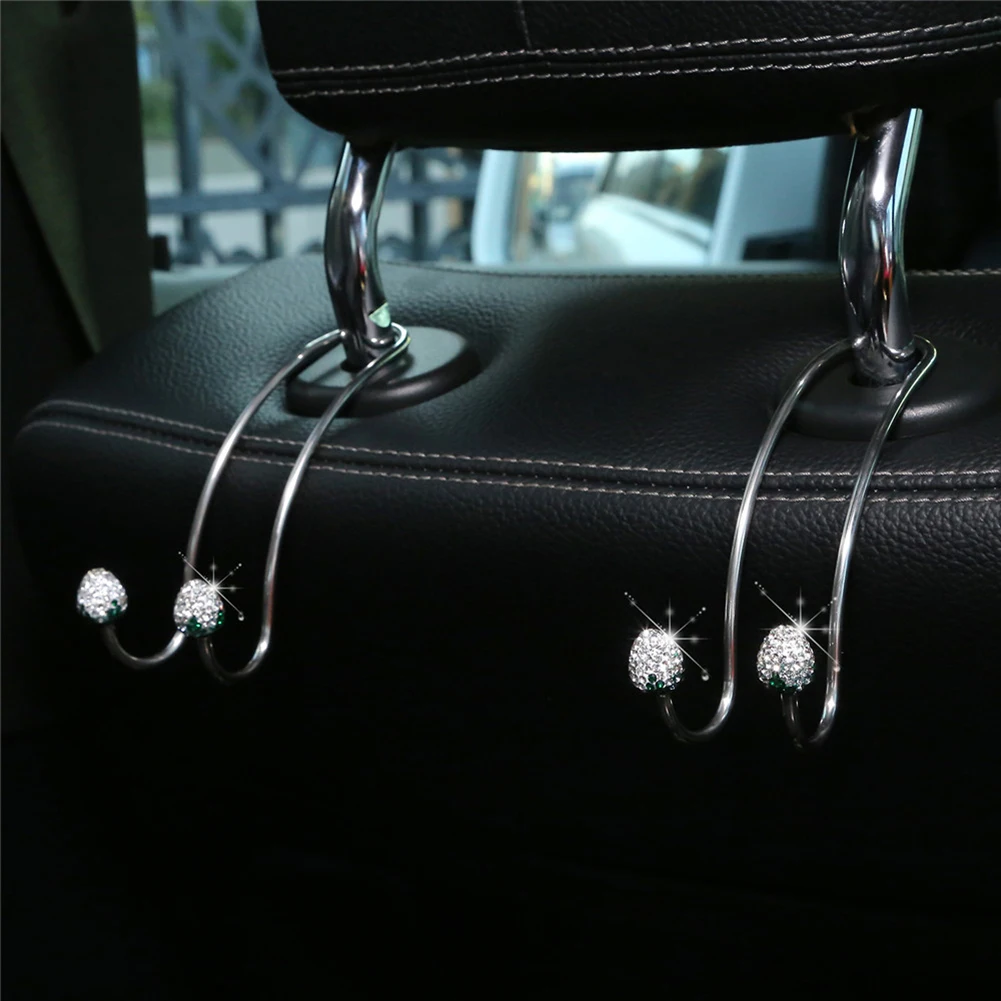 

Universal Multi-functional Metal Car Seat Headrest Hanger Bag Hook Holder for Bag Purse Cloth Grocery Storage Auto Fastener Clip