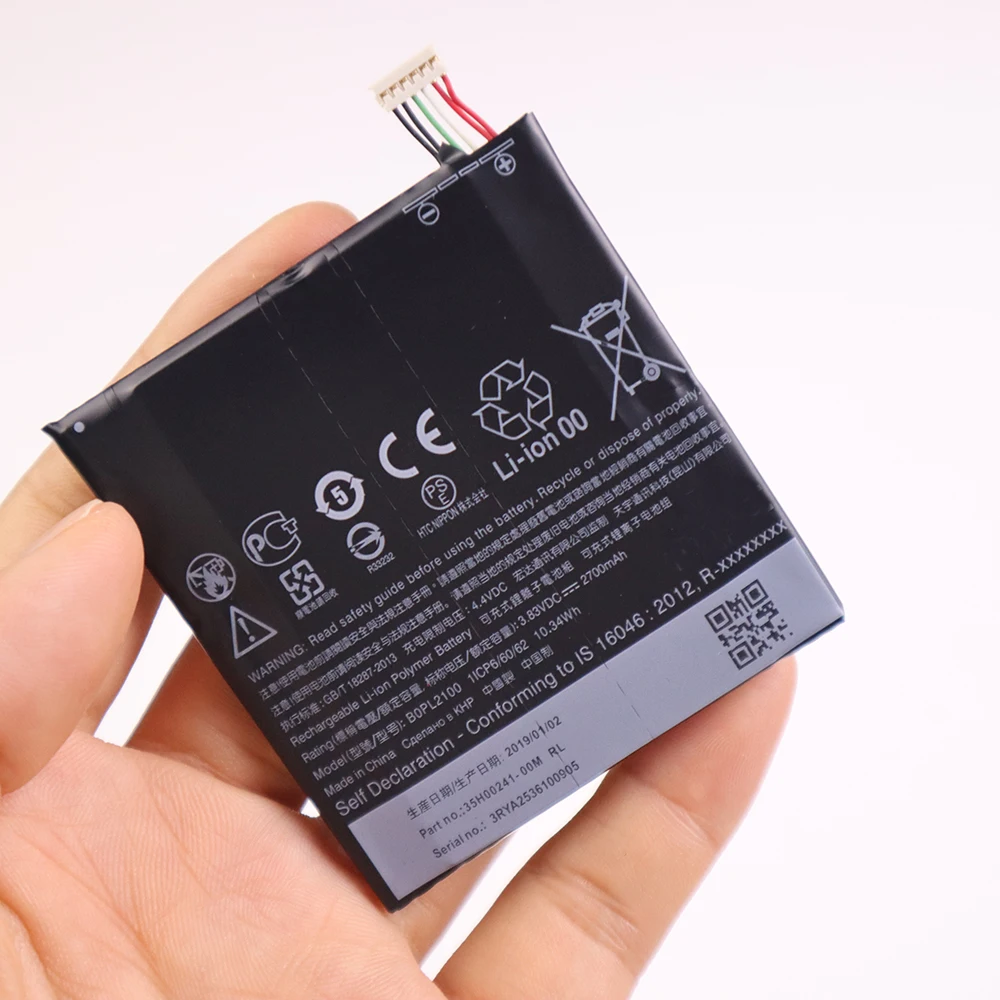 Original BOPL2100 High Capacity Li-ion Polymer Battery For HTC Butterfly 3 HTV31 B830X B0PL2100 2700mAh battery | Мобильные телефоны