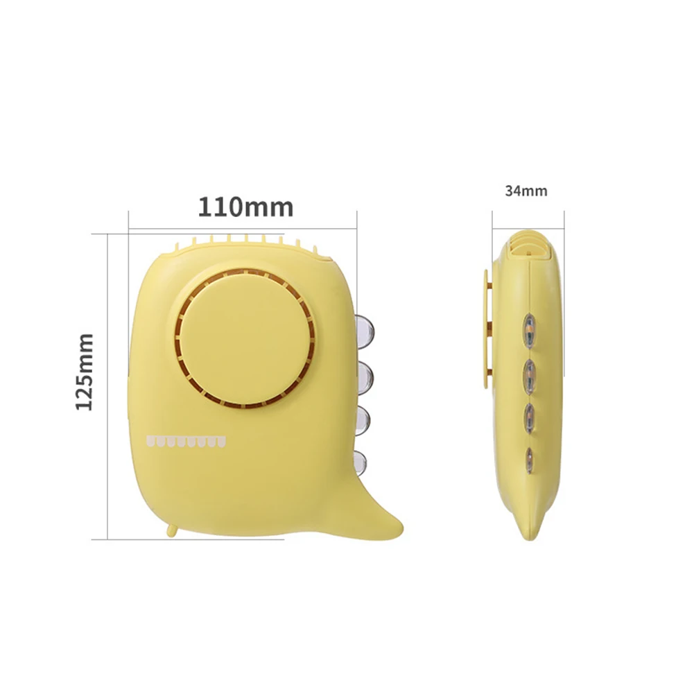 

USB Rechargeable Mini Fan Electric Portable Air Cooler Hanging Neck Travel Cooling Fan Summer Handheld Small Cooling Fans