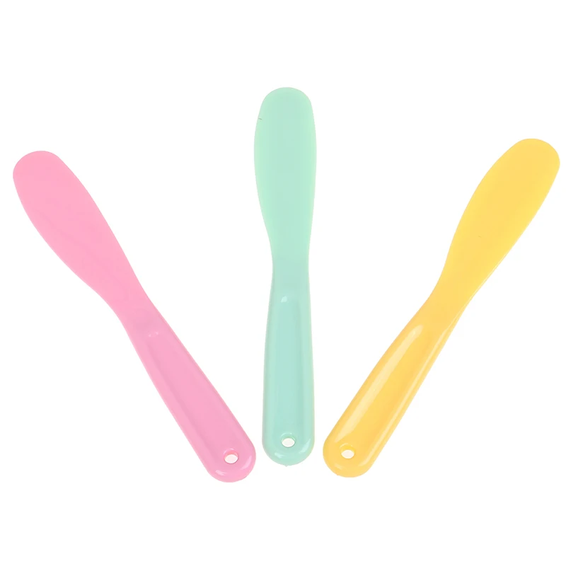 Мини одноразовая Косметическая лопатка пластиковая ложка маска для лица палочка