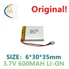 Полимерная литиевая батарея 603035 3,7 в 600 мАч распылитель аккумулятор Bluetooth динамик перезаряжаемая батарея