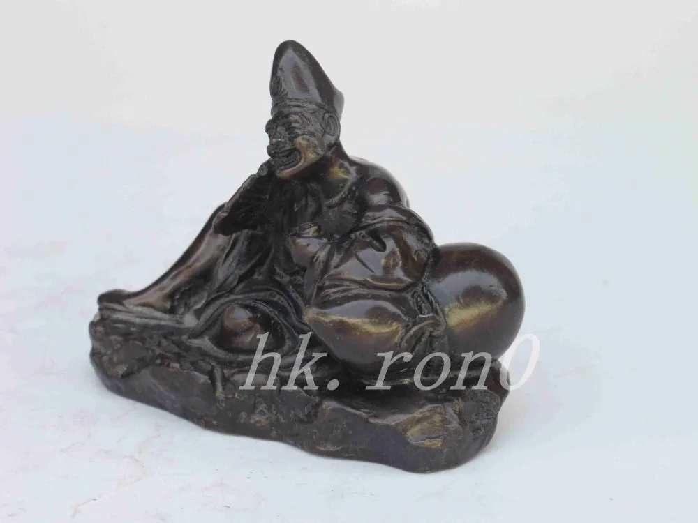 Китайская медная статуя Цзи Гонг Fengshui из старой коллекции | Дом и сад